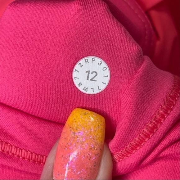 Lululemon Neon Pink Lost in Pace Skirt Lip Gloss 12 - Picture 10 of 10